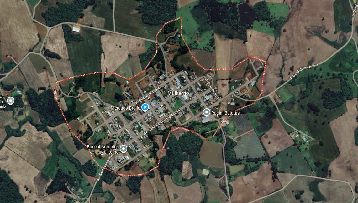 ÁREA DE 7 HECTARES EM MULITERNO